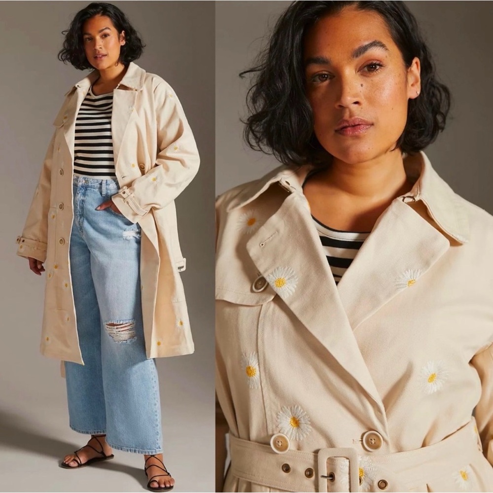 Anthropologie Maeve trench coat - Picture 6 of 6